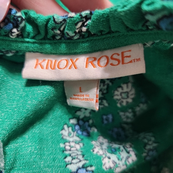 Knox rose green peasant top - Picture 5 of 6